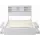 Artiss King Single Bed Frame Set with Bedside Tables USB Charging Beige
