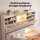 Artiss King Single Bed Frame Set with Bedside Tables USB Charging Beige