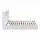 Artiss King Single Bed Frame with Four Drawers, USB, Type-C, Night Light and Bookcase Headboard White