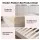 Artiss King Single Bed Frame with Four Drawers, USB, Type-C, Night Light and Bookcase Headboard White