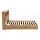 Artiss King Single Bed Frame with 4 Drawers, USB, Night Light, Bookcase Headboard, Roll-Out Slats Natural