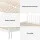 Artiss Sofie Double Bed Frame - Solid Pine Wood, White, with 2 Storage Drawers, Sturdy Construction, Fits AU Mattress