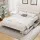 Artiss Sofie Double Bed Frame - Solid Pine Wood, White, with 2 Storage Drawers, Sturdy Construction, Fits AU Mattress