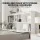 Artiss Double Bed Frame Wooden Pine with 3 Storage Shelves, White, Sturdy Slatted Base, Headboard, Kids/Adults