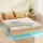 Artiss Odin Queen Bed Frame - Floating Design, Solid Pine, 16 LED Colours, Easy Assembly, Fits Australian Mattress Sizes