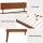 Artiss Queen Size Walnut Bed Frame with Pinewood Construction, Sturdy Slats, Easy Assembly, and Modern Design