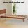 Artiss Splay Single Bed Frame, Pinewood, Walnut Finish, Sturdy Slats, Easy Assembly, Fits Standard Australian Mattress