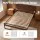 Artiss Witton King Single Bed Frame Solid Pinewood Slats Flat Bed Head Walnut Easy Assembly