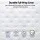 RoomSense Queen 34cm Medium Soft Gel Mattress and Oatmeal Wooden Bed Frame Bundle with Tencel Cover