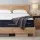 RoomSense Queen 34cm Medium Soft Gel Mattress and Oatmeal Wooden Bed Frame Bundle with Tencel Cover