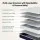 RoomSense Queen 30cm Medium Firm Latex Mattress and Pine Bed Frame Bundle Euro Top Oatmeal Natural Pine