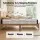 RoomSense Queen 26cm Firm Mattress Bundle with Oatmeal Wooden Bed Frame, Orthopaedic Certified Hypoallergenic Cover