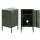 ArtissIn Artiss Bedside Table Metal Cabinet, Cold Rolled Steel, Green, 38x40x69cm - Stylish Storage Solution