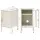 ArtissIn Artiss Bedside Table Metal Cabinet, Cold Rolled Steel, 38x40x69cm, White, Modern Functional Storage Locker