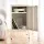 ArtissIn Artiss Bedside Table Metal Cabinet, Cold Rolled Steel, 38x40x69cm, White, Modern Functional Storage Locker
