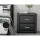 Artiss CADEN Black Bedside Table, 2 Drawers, PVC Leather, 48x40x50cm, Modern MDF Frame, Aluminium Handles, Easy Assembly