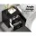 Artiss CADEN Black Bedside Table, 2 Drawers, PVC Leather, 48x40x50cm, Modern MDF Frame, Aluminium Handles, Easy Assembly
