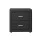 Artiss CADEN Charcoal Bedside Table - 2 Drawers, Faux Linen, MDF Frame, Metal Runners, 46x40x50cm, Modern Design