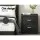 Artiss CADEN Charcoal Bedside Table - 2 Drawers, Faux Linen, MDF Frame, Metal Runners, 46x40x50cm, Modern Design