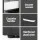 Artiss CADEN Charcoal Bedside Table - 2 Drawers, Faux Linen, MDF Frame, Metal Runners, 46x40x50cm, Modern Design