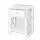 Artiss EMMA White Bedside Table - 1 Drawer & Shelf, Rustic Design, Solid Wood, No Assembly, 1-Year Warranty