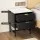 Artiss 2x Bedside Tables with 2 Drawers, Black, 43.5x39x55cm, MDF Frame, Metal Runners, Modern Bedroom Storage