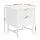 Artiss 2 Pack Bedside Tables with 2 Drawers and Metal Runners, White, 43.5cm x 39cm x 55cm