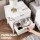 Artiss 2 Pack Bedside Tables with 2 Drawers and Metal Runners, White, 43.5cm x 39cm x 55cm