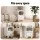 Artiss Bedside Table Storage Cabinet with Drawer and Open Shelf White Pine Legs 30cm x 38cm x 47cm