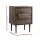Artiss Bedside Table Nightstand, E1 Particleboard & Metal, Walnut, 45x40x62.5cm, 2 Drawers, Stylish & Functional