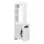 Artiss Bedside Table Nightstand, 15mm Particle Board, White, 45x36x140cm, Charging Station, Stylish & Functional
