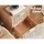 Artiss Lura Bedside Tables 2 Pack, 2 Drawers, 30kg Tabletop Capacity, Metal Legs, Fluted Front, Pine White