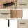 Artiss Bedside Table with 2 Drawers, Paulownia Wood, Pine Finish, 56x42x45.5cm, Metal Legs, Easy Assembly, 1