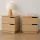 Artiss Bedside Tables 2 Pack with Two Drawers, Anti-Tip Kit and Easy-Clean Pine Melamine Finish for Bedroom
