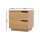 Artiss Bedside Tables 2 Pack with Two Drawers, Anti-Tip Kit and Easy-Clean Pine Melamine Finish for Bedroom