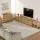 Artiss Bedside Tables 2 Pack with Two Drawers, Anti-Tip Kit and Easy-Clean Pine Melamine Finish for Bedroom