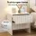 Artiss Bedside Table 2 Drawers 50cm x 40cm x 55cm MDF with Push-to-Open Drawers and Anti-Tip Kit Beige