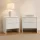 Artiss 2 Pack Bedside Tables, 2 Drawers, MDF Frame, Push-to-Open Storage, Easy-Clean Beige Bedroom Furniture