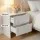 Artiss 2 Pack Bedside Tables, 2 Drawers, MDF Frame, Push-to-Open Storage, Easy-Clean Beige Bedroom Furniture