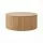 Artiss 80cm Round Coffee Table with Hidden Storage, Fluted Wood Finish, 50kg Capacity for Living Rooms
