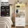 Artiss Tall LED Bedside Table with Built in Charging Station 2 USB 2 AC Foldable Drawers White 101cm
