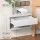Artiss Bedside Table, Particle Board, White, 40x31x23cm, Floating Nightstand with Drawer, Easy Assembly, 1-Year Warranty