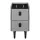 Artiss AIDA Smart Bedside Table 2 Drawers Grey PU Leather, LED Lights, Wireless Charging, Bluetooth Speaker, 45cm