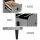 Artiss AIDA Smart Bedside Table 2 Drawers Grey PU Leather, LED Lights, Wireless Charging, Bluetooth Speaker, 45cm