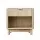 Artiss 2-Pack Bedside Tables with Drawer, Open Shelf and Pine Wood Legs, Pine and White, 48cm x 35cm x 47cm
