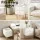 Artiss Bedside Table 2 Drawers White MDF Nightstand with Metal Legs Rounded Corners 42x40x57cm Storage