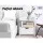 Artiss FARA White Bedside Table with 1 Drawer & Shelf, 15mm LDF Board, Solid Construction, Easy Clean, 37x34x45cm