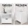 Artiss 2X FARA Bedside Table 1 Drawer with Shelf, 15mm LDF Board, White, Rounded Corners, 37x34x45cm,