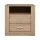 Artiss TARA Oak Bedside Table - 2 Drawers, Shelf, Sturdy Design, Anti-Scratch, Easy Assembly for Modern Homes