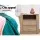 Artiss TARA Oak Bedside Table - 2 Drawers, Shelf, Sturdy Design, Anti-Scratch, Easy Assembly for Modern Homes